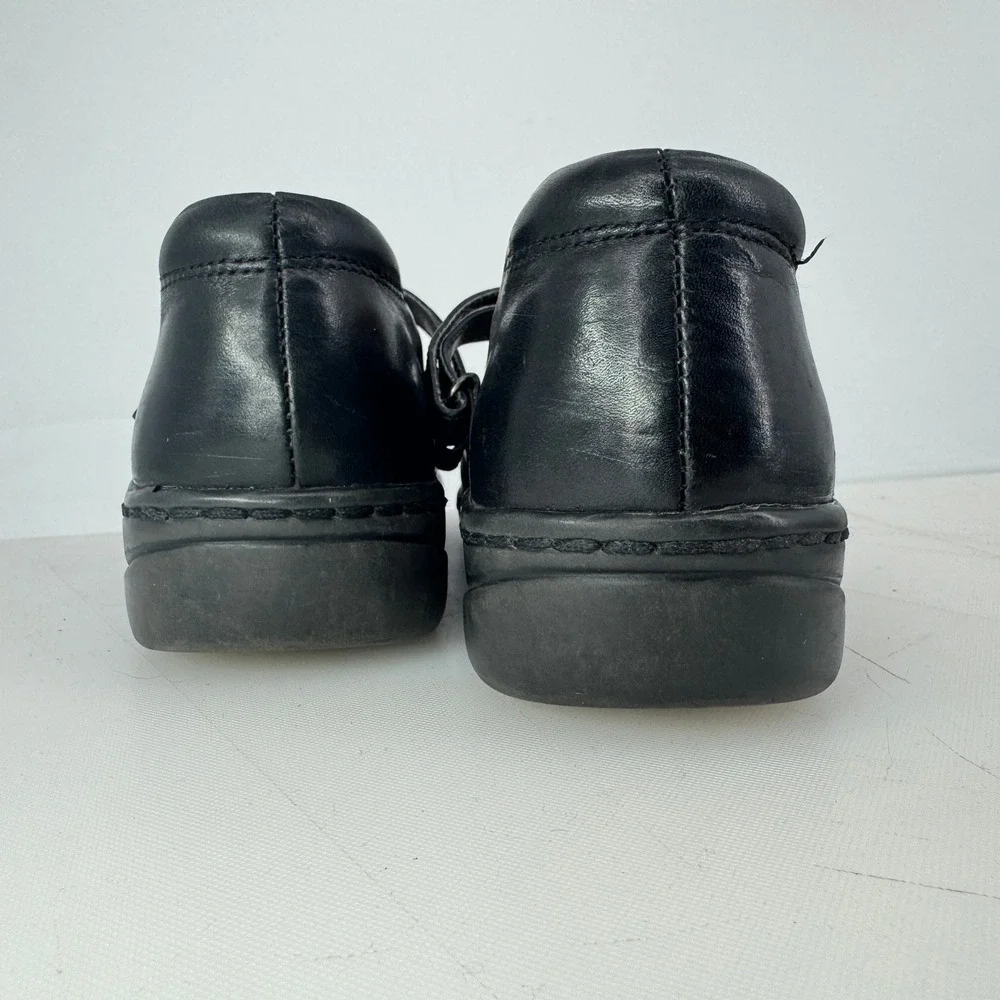 Earth Spirit Mary Jane Shoes Women 8 Black Leather Gelron Comfort Casual Flats